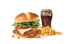 Jack's Spicy Chicken® w/ Cheese Combo