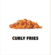 Jack in the Box Curly Fries Menu